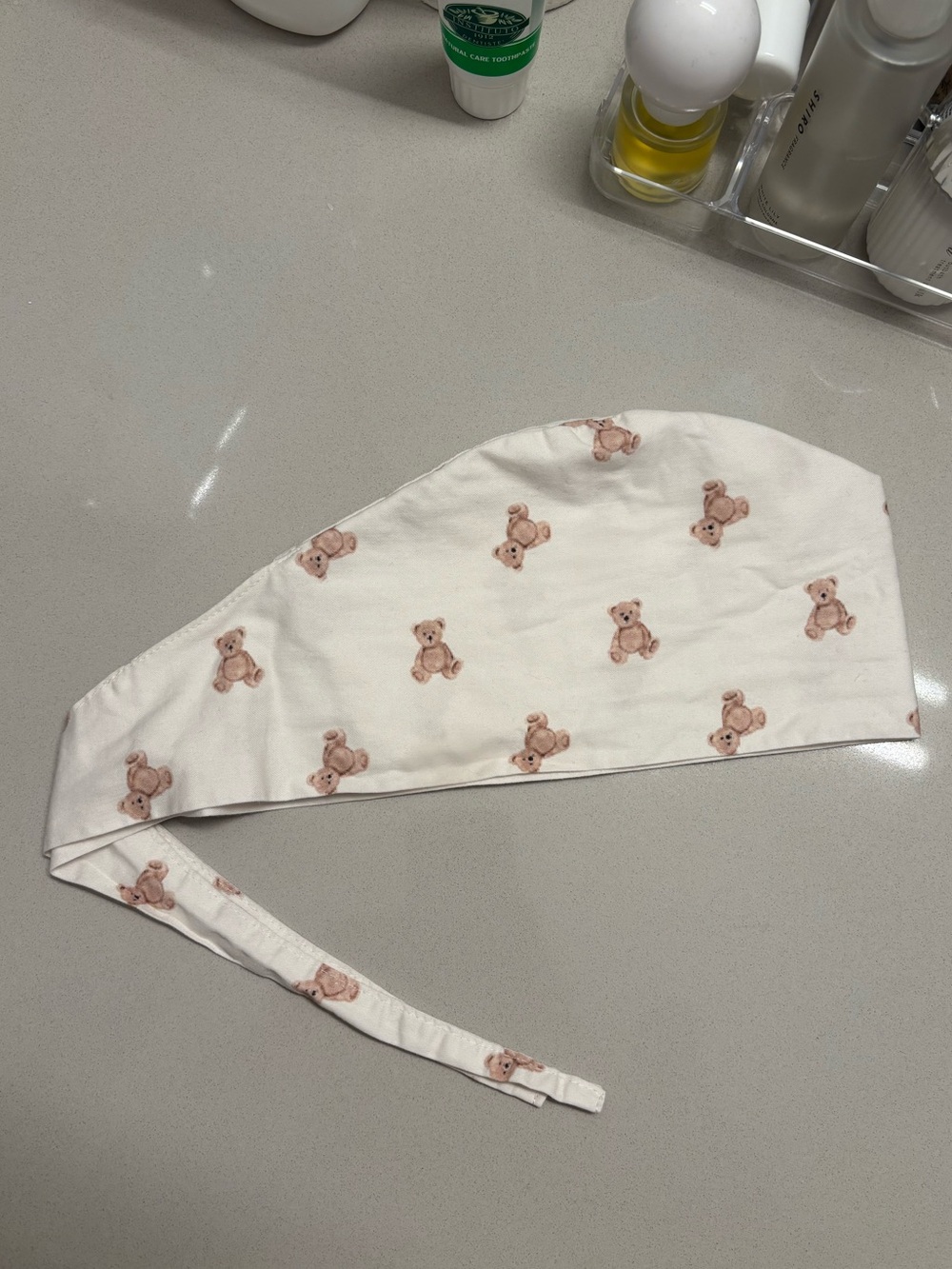 NEW Teddy Bear Print Cotton Scrub Cap Dumbo apparel